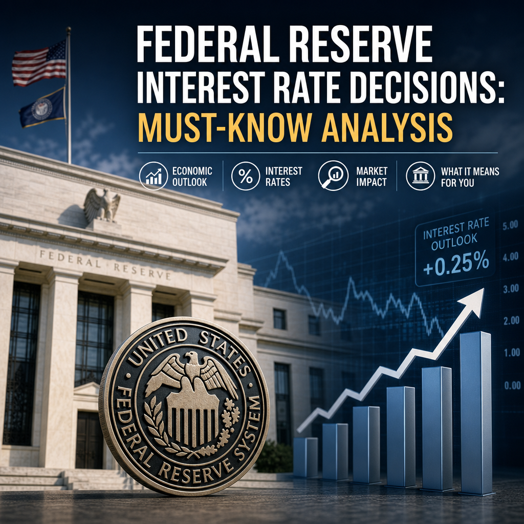 Illustration of Federal Reserve Interest Rate Decisions: Must-Know Analysis