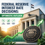 Illustration of Federal Reserve Interest Rate Decisions: Optimistic Outlook
