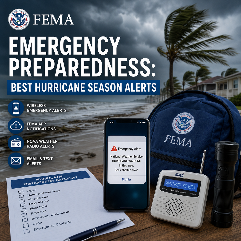 Additional Illustration of FEMA Emergency Preparedness: Best Hurricane Season Alerts
