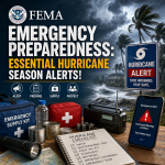 Illustration of FEMA Emergency Preparedness: Essential Hurricane Season Alerts!