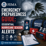 Illustration of FEMA Emergency Preparedness Guide: Essential Hurricane Season Alerts
