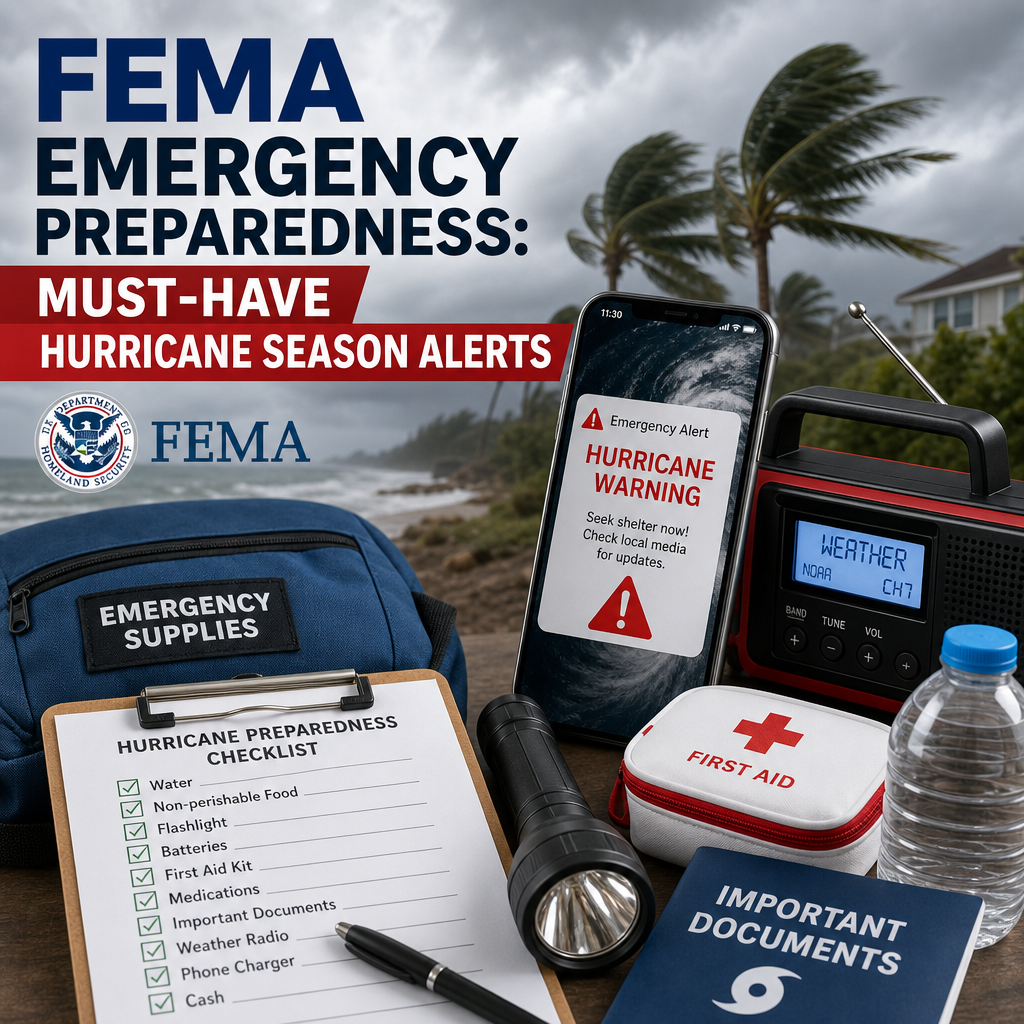 Illustration of FEMA Emergency Preparedness: Must-Have Hurricane Season Alerts