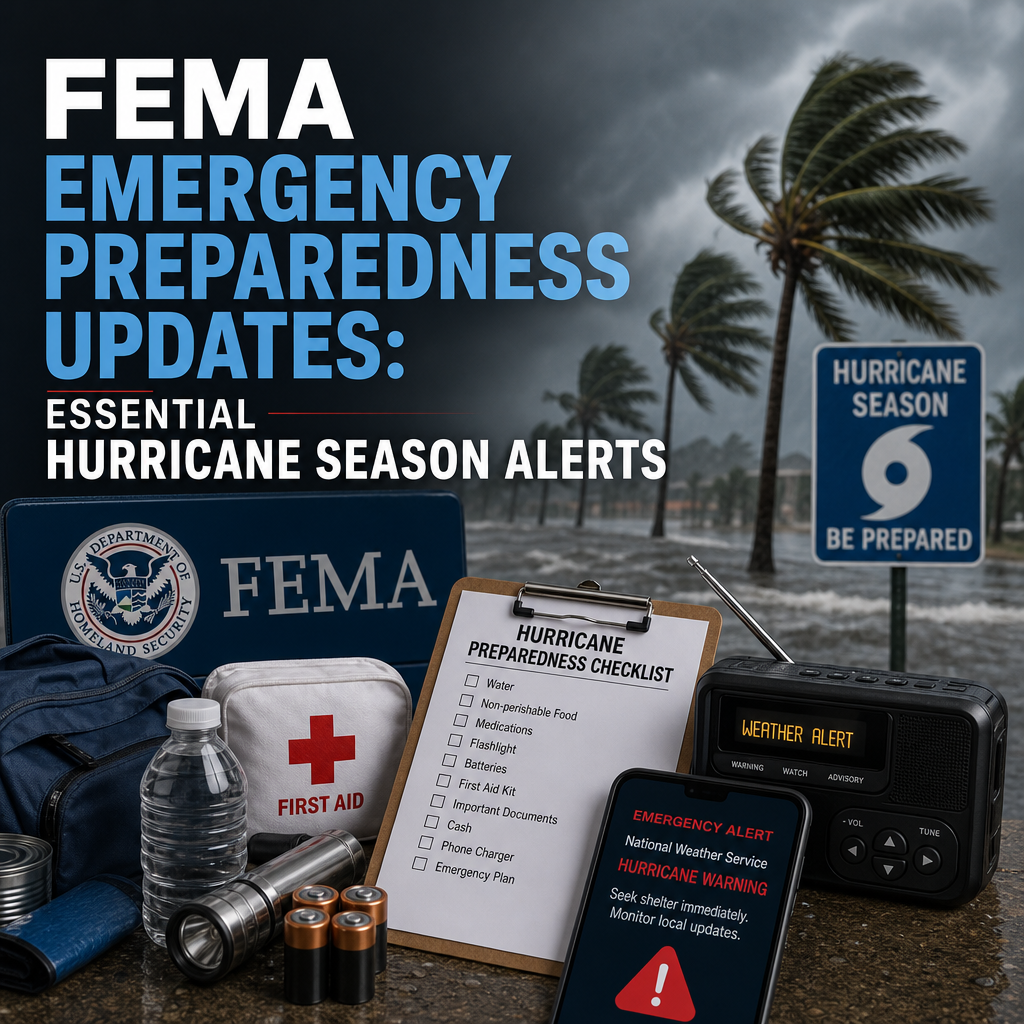 Illustration of FEMA Emergency Preparedness Updates: Essential Hurricane Season Alerts