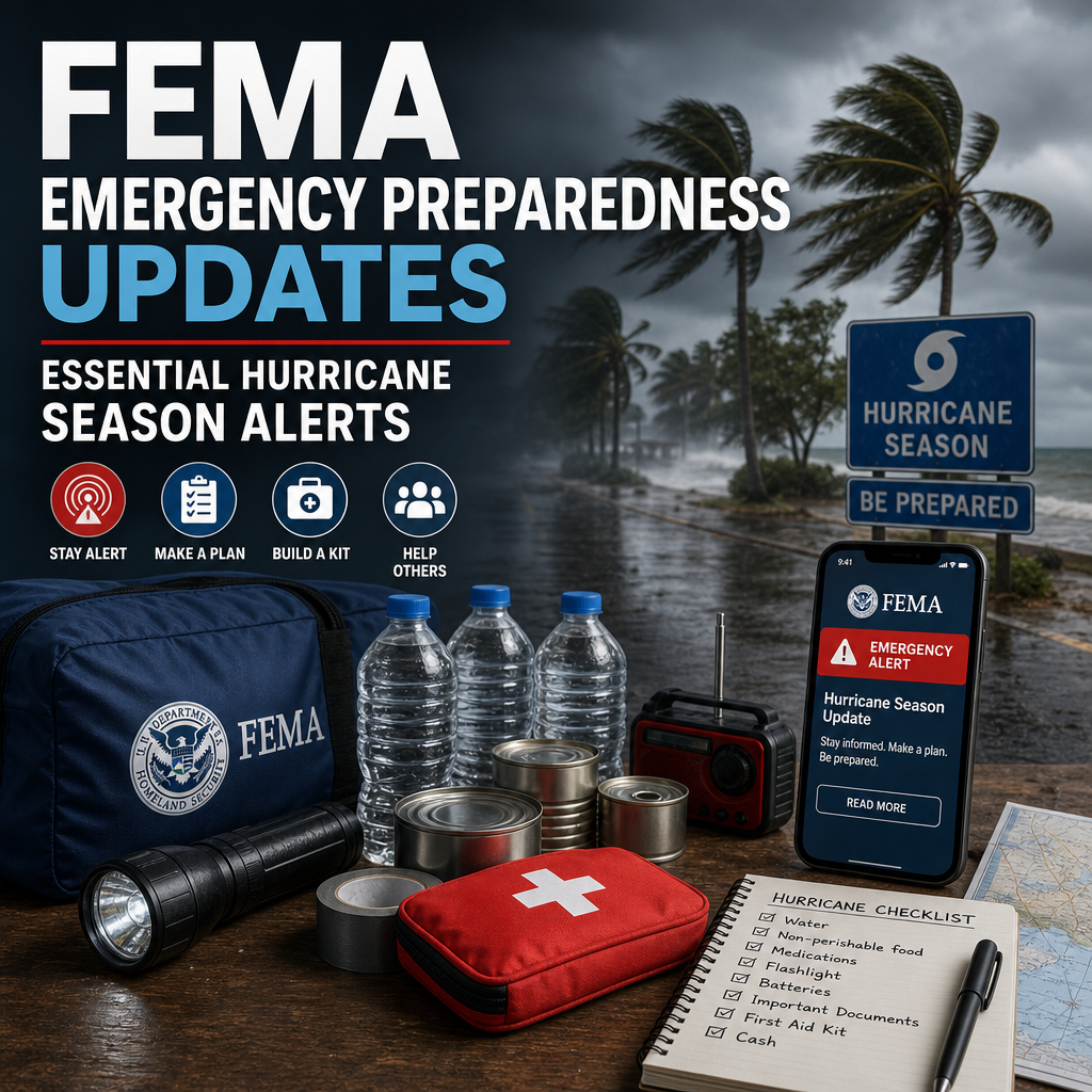 Additional Illustration of FEMA Emergency Preparedness Updates: Essential Hurricane Season Alerts