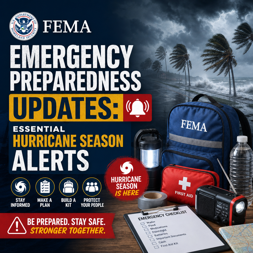 Illustration of FEMA Emergency Preparedness Updates: Essential Hurricane Season Alerts