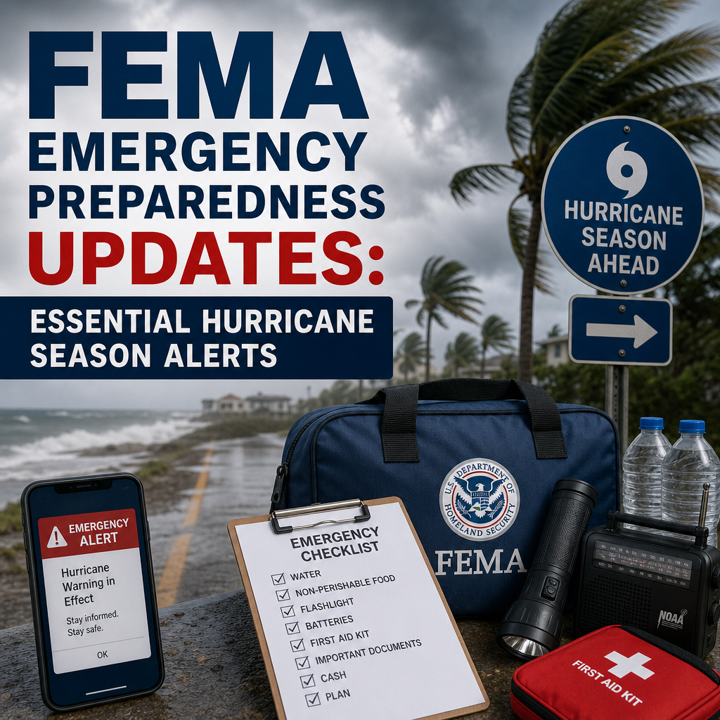 Illustration of FEMA Emergency Preparedness Updates: Essential Hurricane Season Alerts