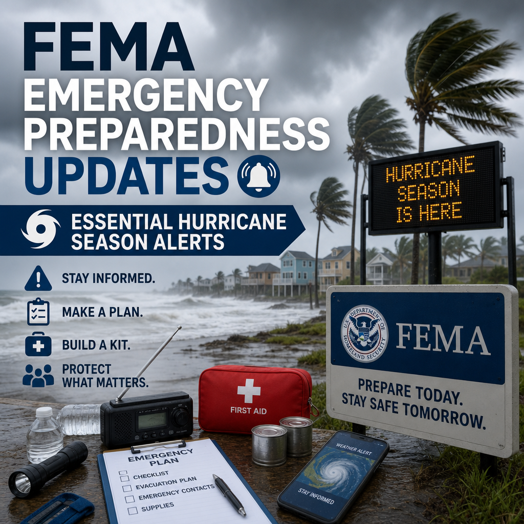 Additional Illustration of FEMA Emergency Preparedness Updates: Essential Hurricane Season Alerts