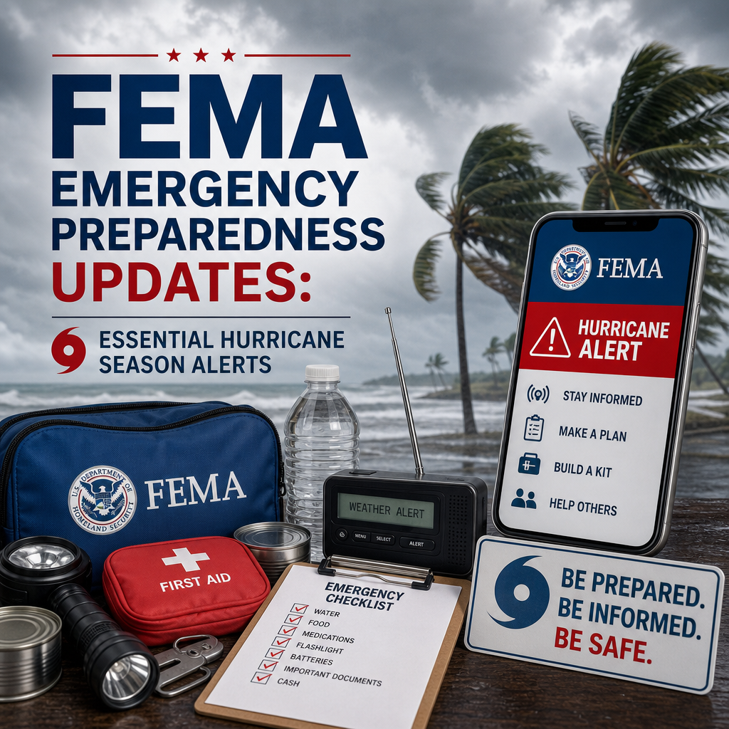 Illustration of FEMA Emergency Preparedness Updates: Essential Hurricane Season Alerts