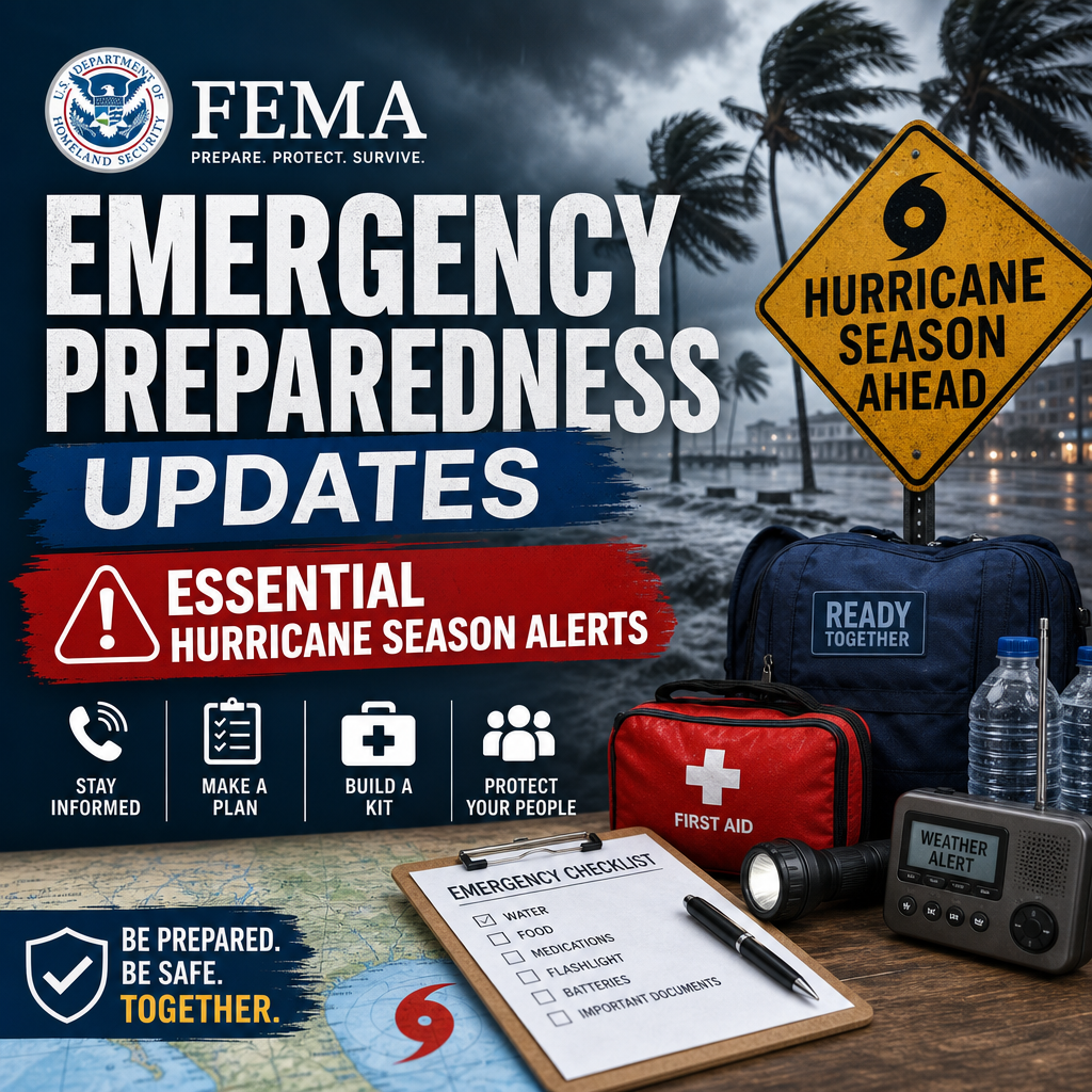 Illustration of FEMA Emergency Preparedness Updates: Essential Hurricane Season Alerts
