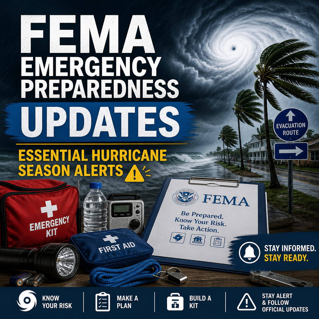 Illustration of FEMA Emergency Preparedness Updates: Essential Hurricane Season Alerts