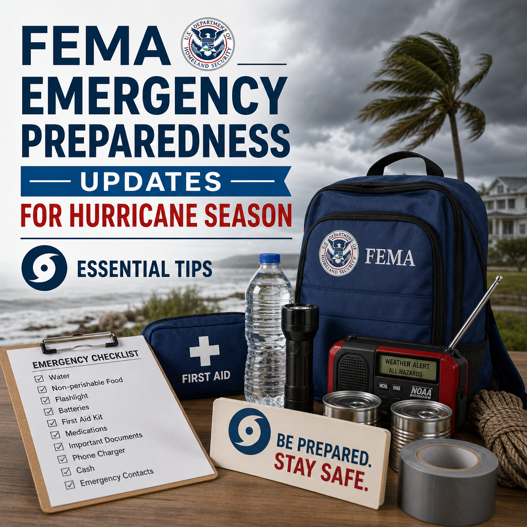 Additional Illustration of FEMA Emergency Preparedness Updates for Hurricane Season: Essential Tips