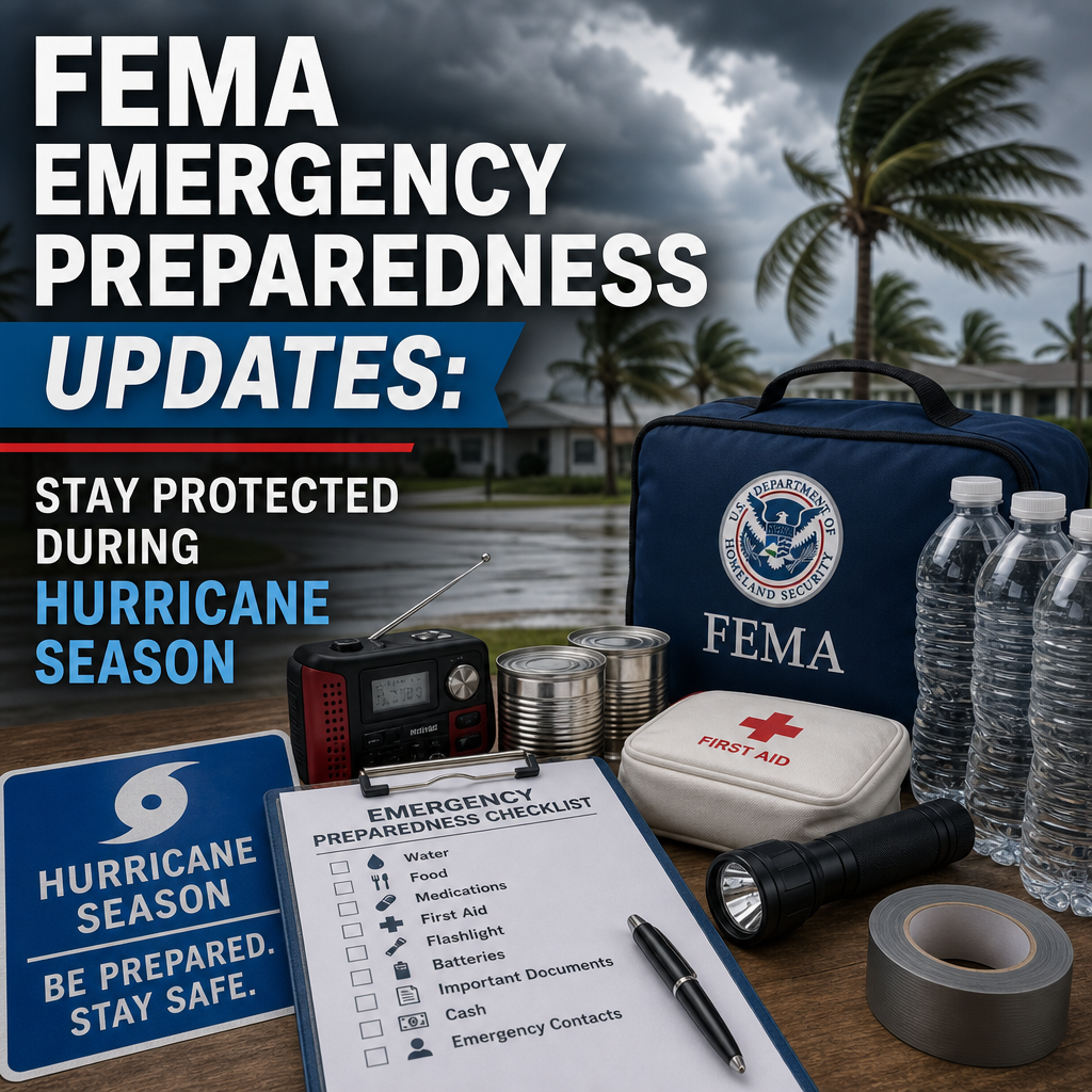 Illustration of FEMA Emergency Preparedness Updates: Stay Protected During Hurricane Season
