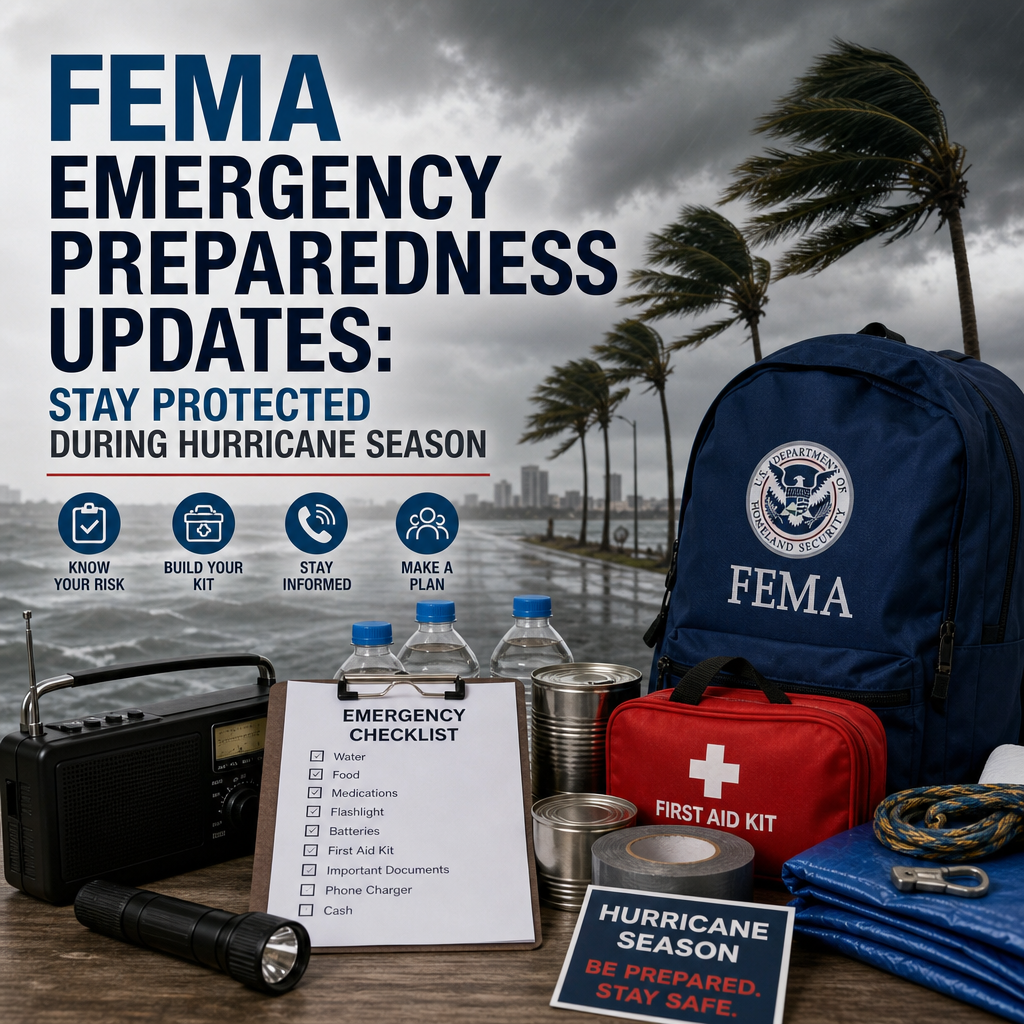 Additional Illustration of FEMA Emergency Preparedness Updates: Stay Protected During Hurricane Season