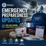 Illustration of FEMA Emergency Preparedness Updates: Stay Safe During Hurricane Season