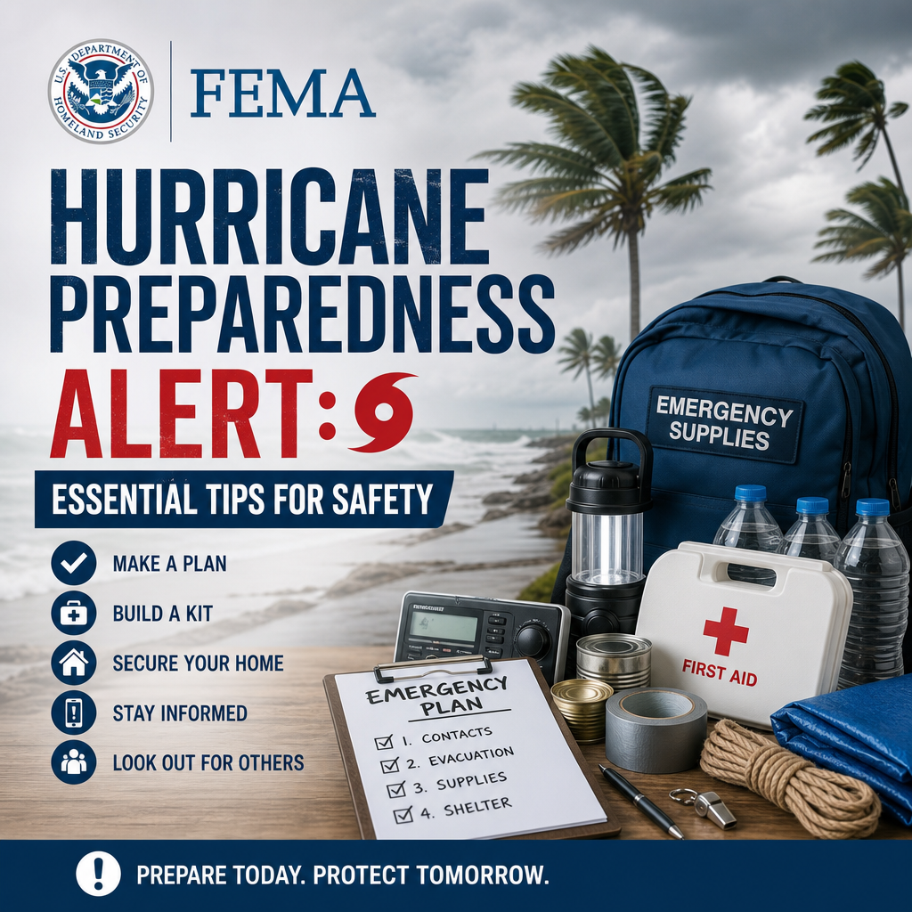 Additional Illustration of FEMA Hurricane Preparedness Alert: Essential Tips for Safety