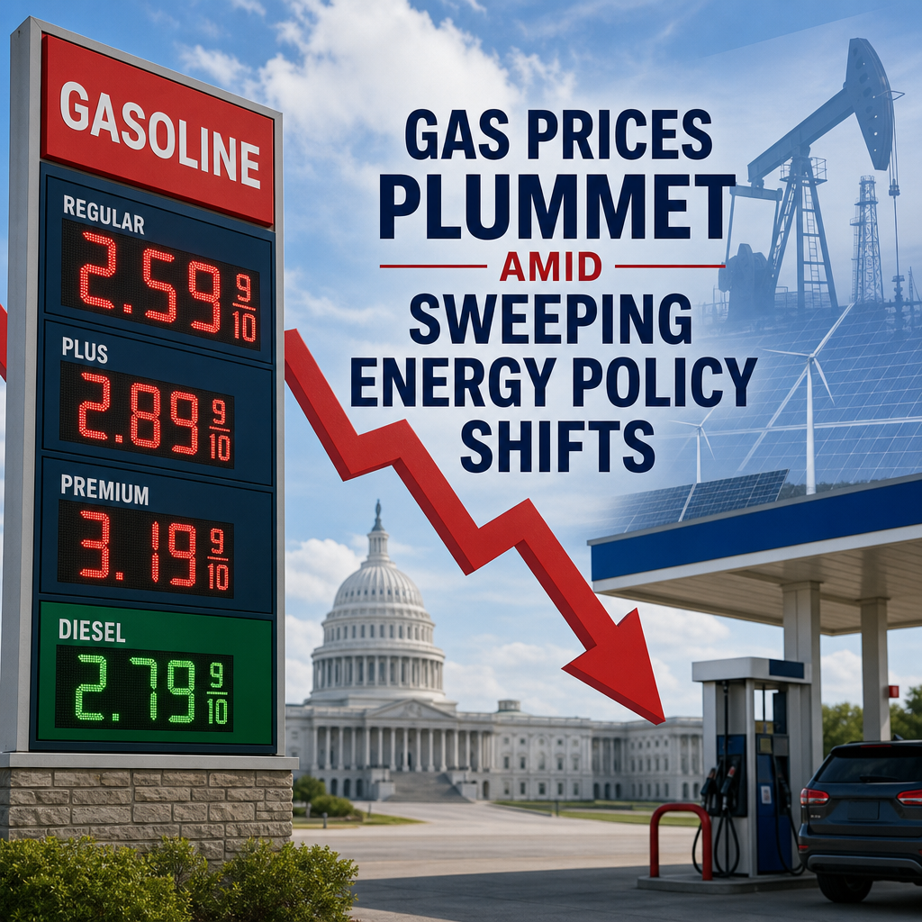 Additional Illustration of Gas Prices Plummet Amid Sweeping Energy Policy Shifts