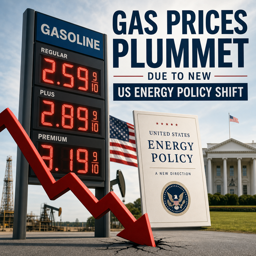 Additional Illustration of Gas Prices Plummet Due to New US Energy Policy Shift