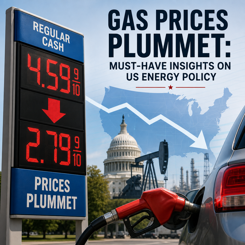 Additional Illustration of Gas Prices Plummet: Must-Have Insights on US Energy Policy