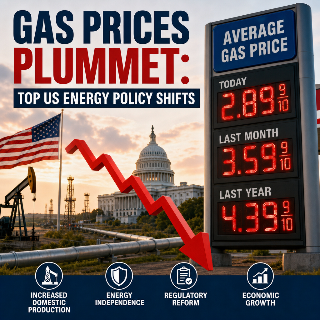 Additional Illustration of Gas Prices Plummet: Top US Energy Policy Shifts