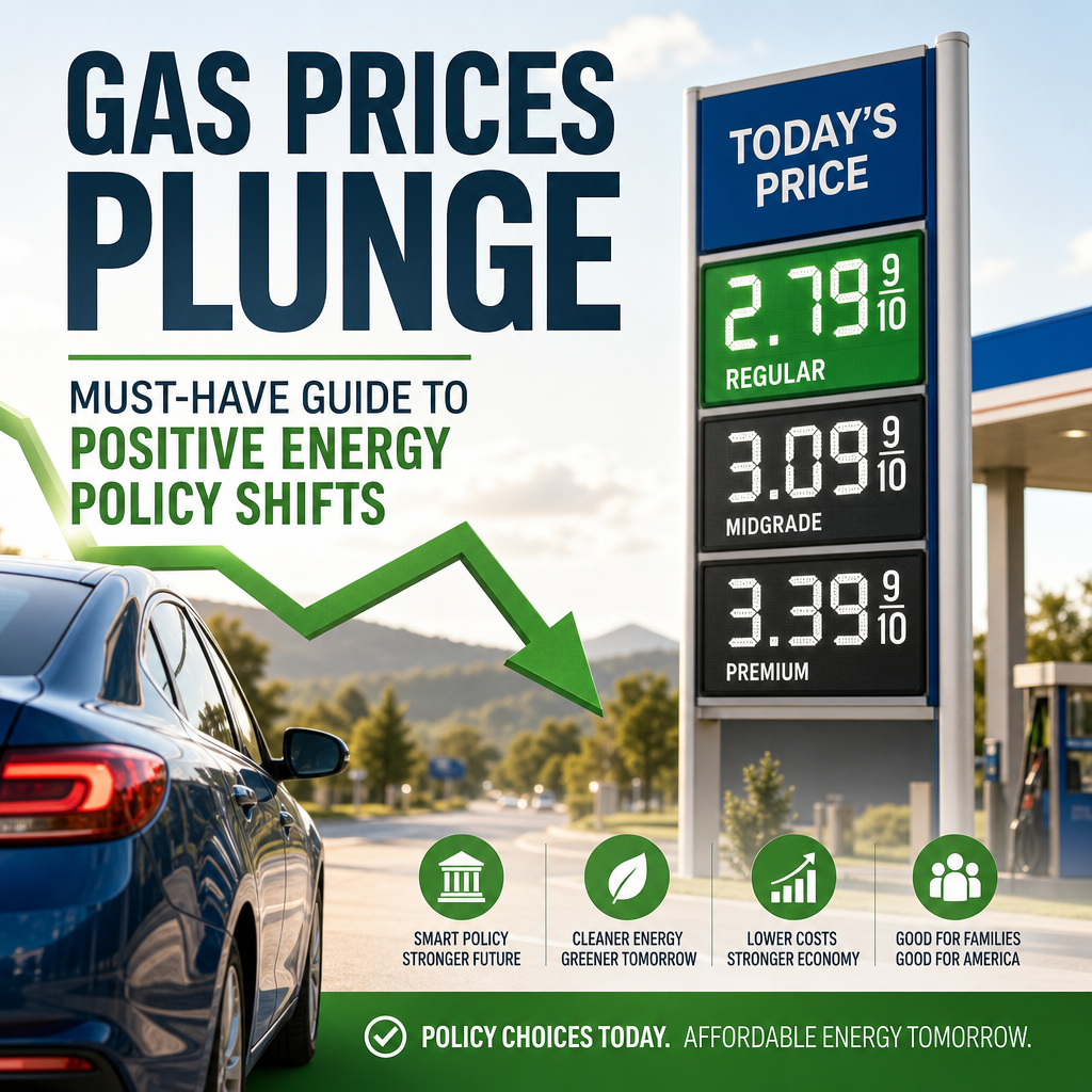 Additional Illustration of Gas Prices Plunge: Must-Have Guide to Positive Energy Policy Shifts