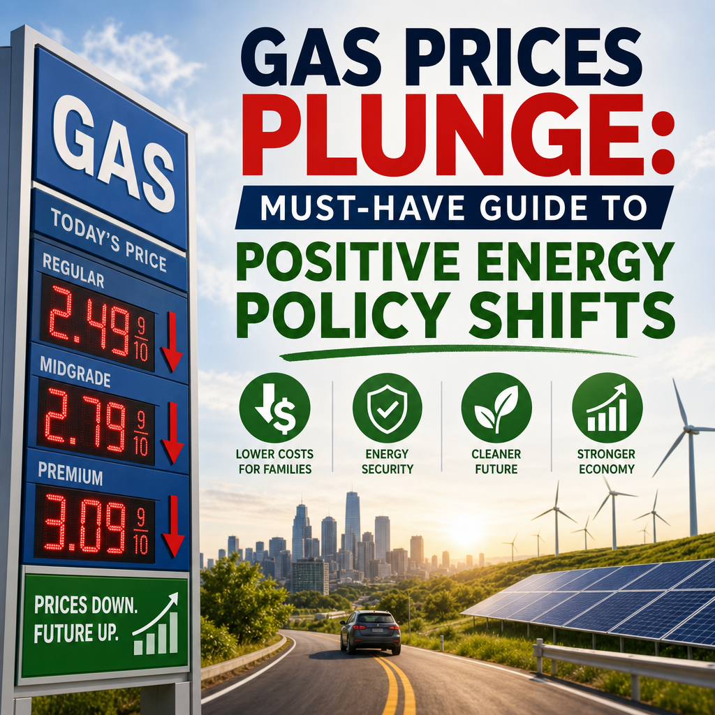 Additional Illustration of Gas Prices Plunge: Must-Have Guide to Positive Energy Policy Shifts