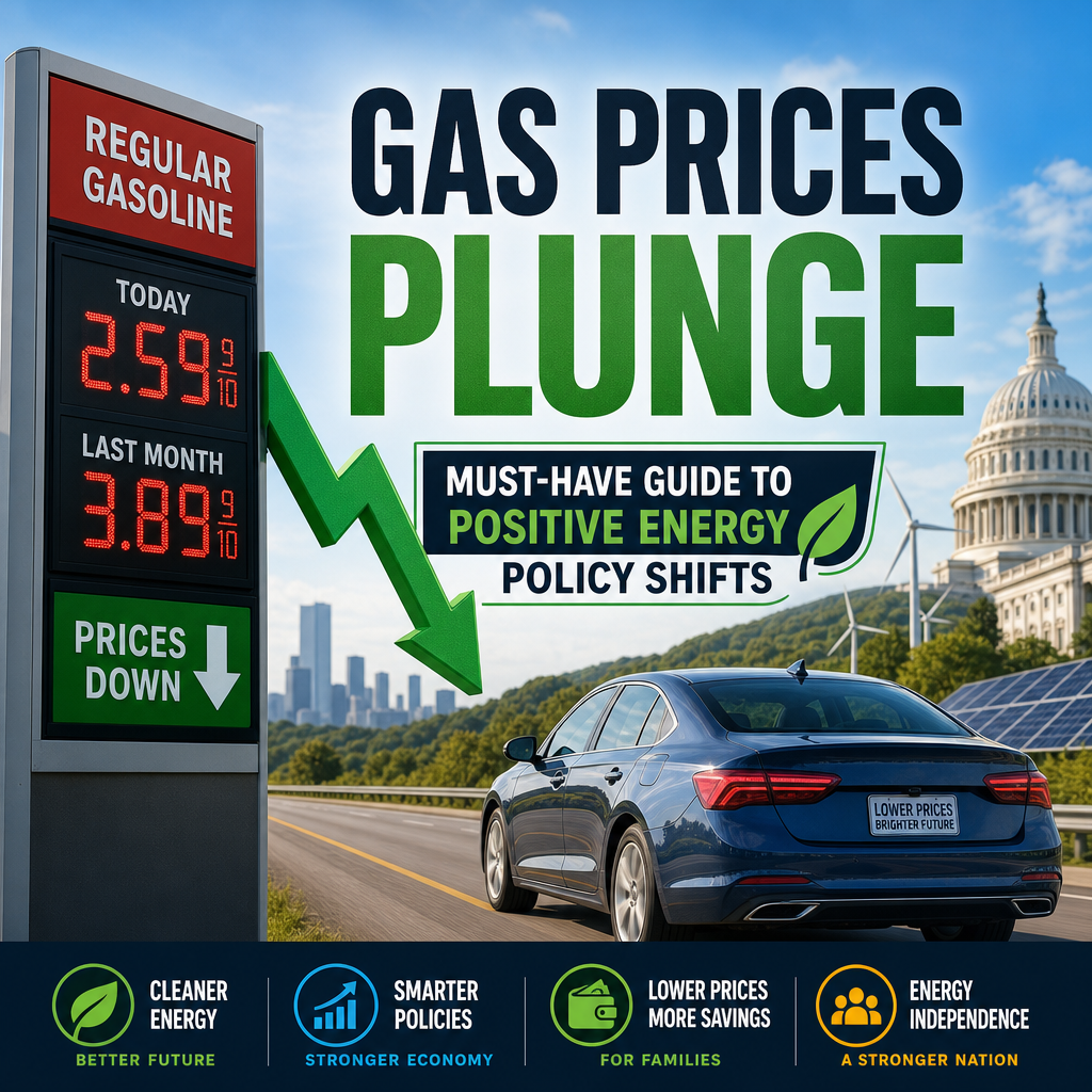 Illustration of Gas Prices Plunge: Must-Have Guide to Positive Energy Policy Shifts