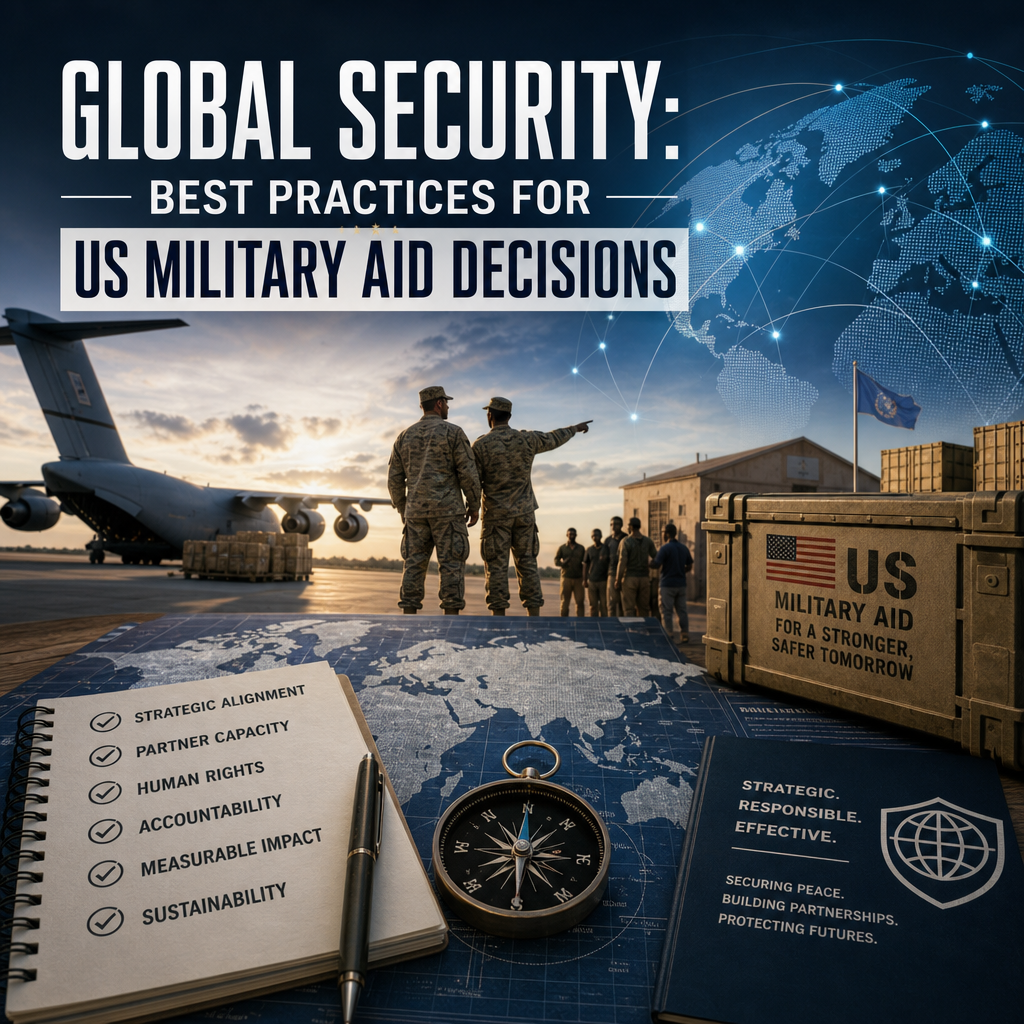 Illustration of Global Security: Best Practices for US Military Aid Decisions