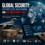 Illustration of Global Security: Effortless Decisions on US Military Aid