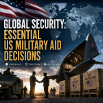 Illustration of Global Security: Essential US Military Aid Decisions