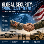 Illustration of Global Security: Optimal US Military Aid for Enhanced Stability