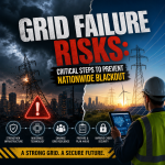 Illustration of Grid Failure Risks: Critical Steps to Prevent Nationwide Blackout