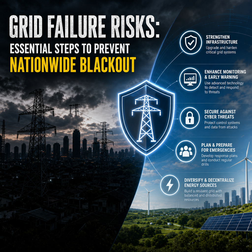 Additional Illustration of Grid Failure Risks: Essential Steps to Prevent Nationwide Blackout
