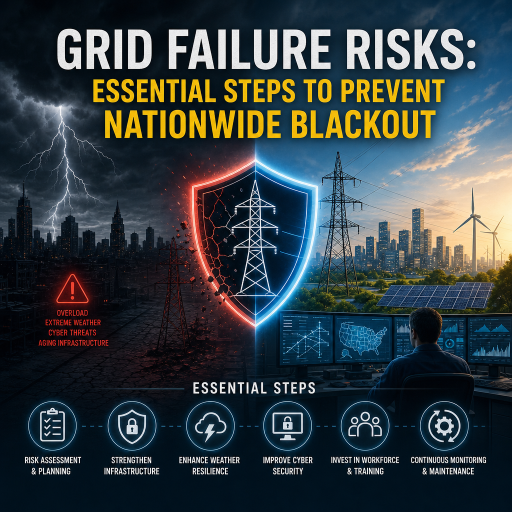 Additional Illustration of Grid Failure Risks: Essential Steps to Prevent Nationwide Blackout