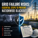 Illustration of Grid Failure Risks: Essential Steps to Prevent Nationwide Blackout