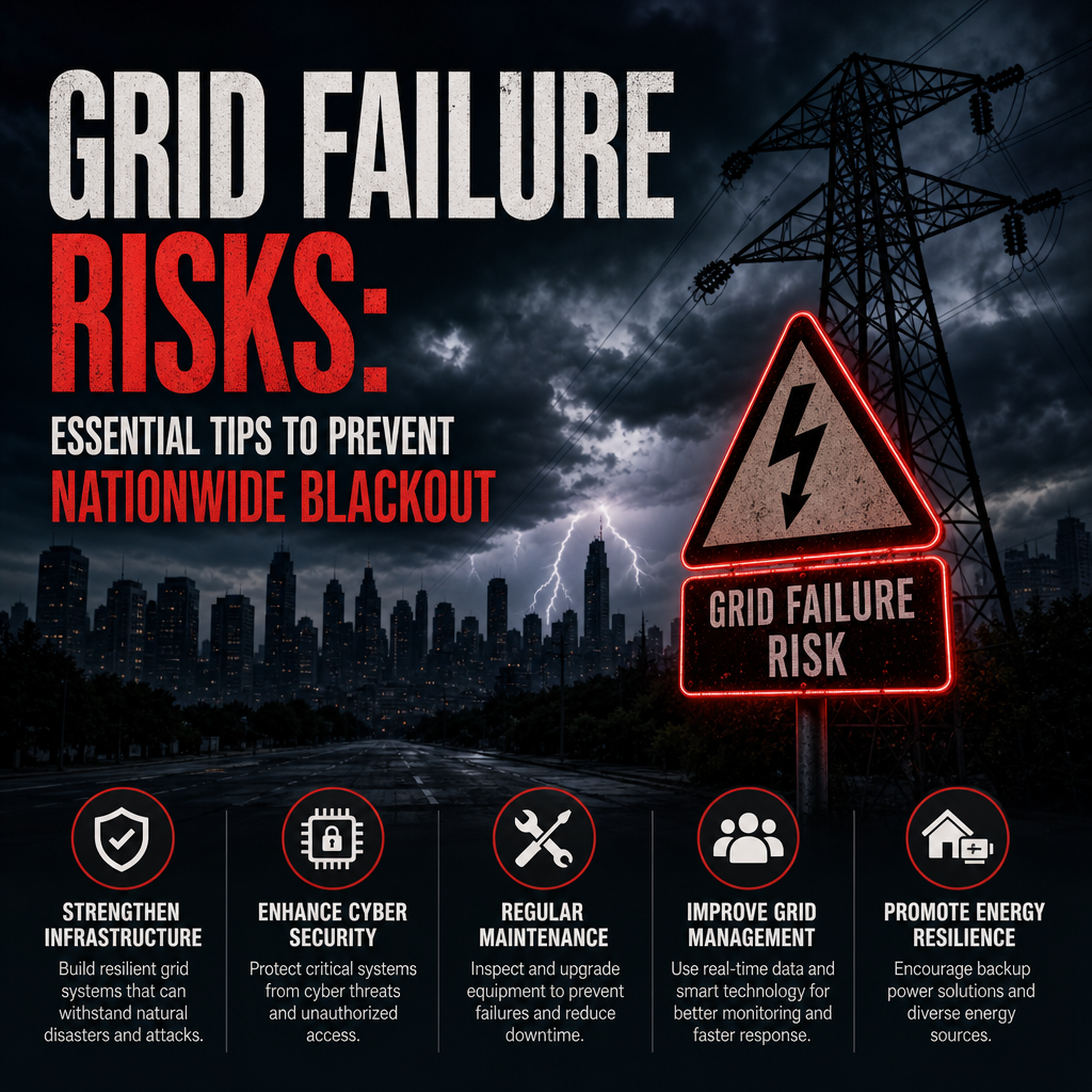 Additional Illustration of Grid Failure Risks: Essential Tips to Prevent Nationwide Blackout
