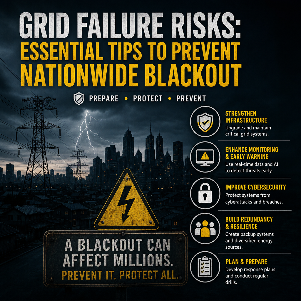 Additional Illustration of Grid Failure Risks: Essential Tips to Prevent Nationwide Blackout