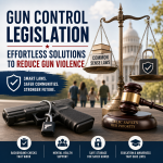 Illustration of Gun Control Legislation: Effortless Solutions to Reduce Gun Violence