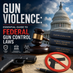 Illustration of Gun Violence: Essential Guide to Federal Gun Control Laws