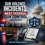 Illustration of Gun Violence Incidents: Best Federal Gun Control Measures