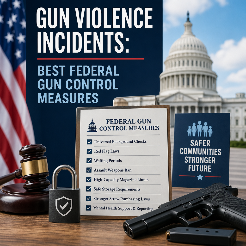 Additional Illustration of Gun Violence Incidents: Best Federal Gun Control Measures
