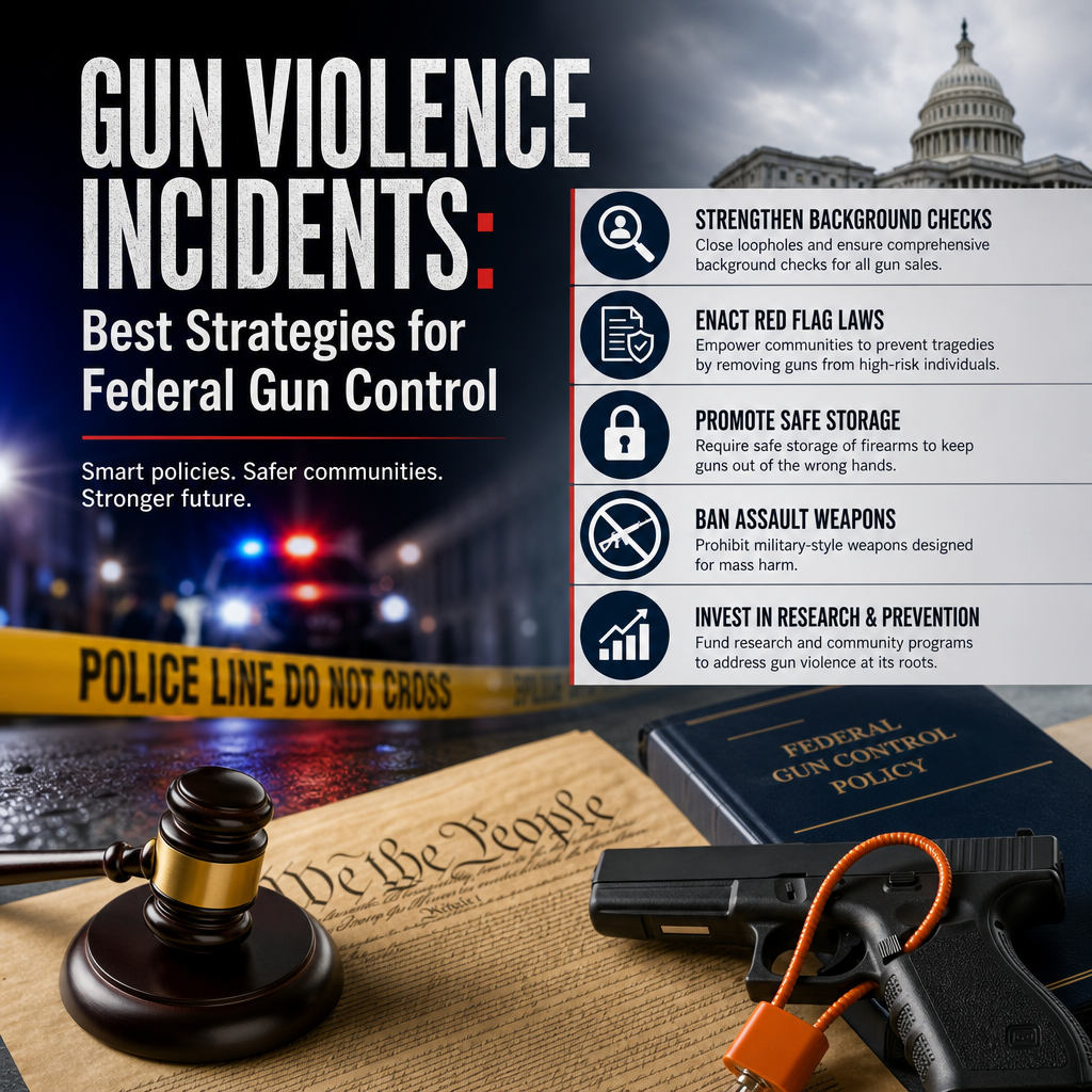 Additional Illustration of Gun Violence Incidents: Best Strategies for Federal Gun Control
