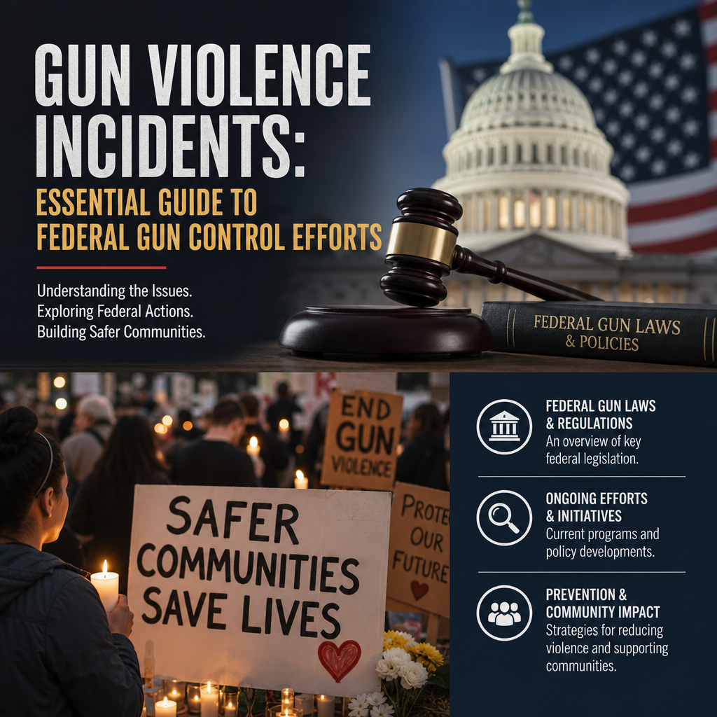 Additional Illustration of Gun Violence Incidents: Essential Guide to Federal Gun Control Efforts