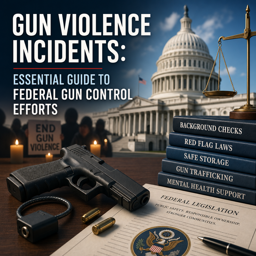 Additional Illustration of Gun Violence Incidents: Essential Guide to Federal Gun Control Efforts