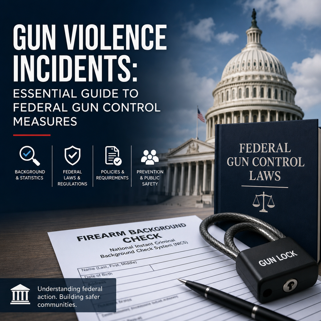 Additional Illustration of Gun Violence Incidents: Essential Guide to Federal Gun Control Measures