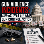 Illustration of Gun Violence Incidents: Must-Have Federal Gun Control Action
