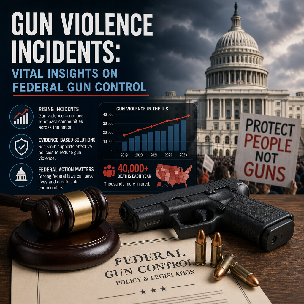 Additional Illustration of Gun Violence Incidents: Vital Insights on Federal Gun Control