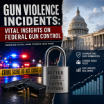 Illustration of Gun Violence Incidents: Vital Insights on Federal Gun Control