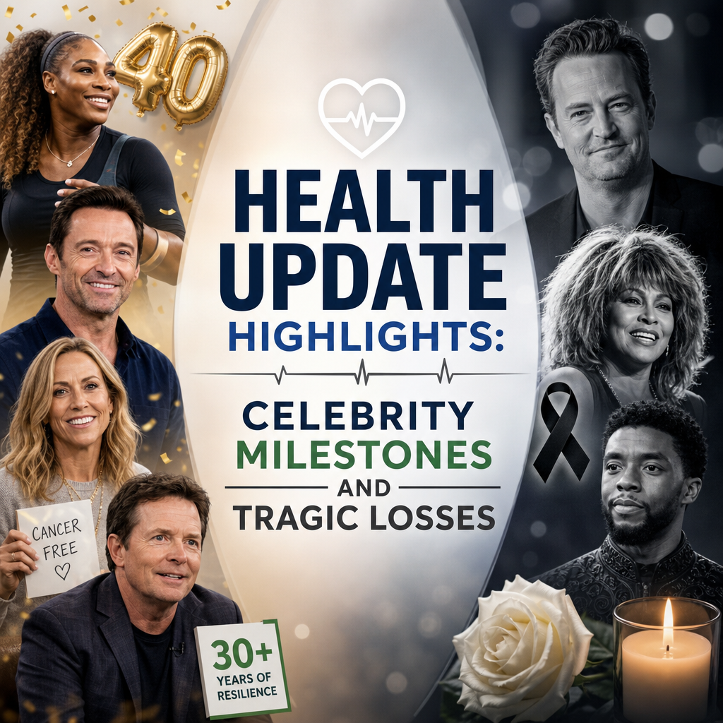 Additional Illustration of Health Update Highlights: Celebrity Milestones and Tragic Losses