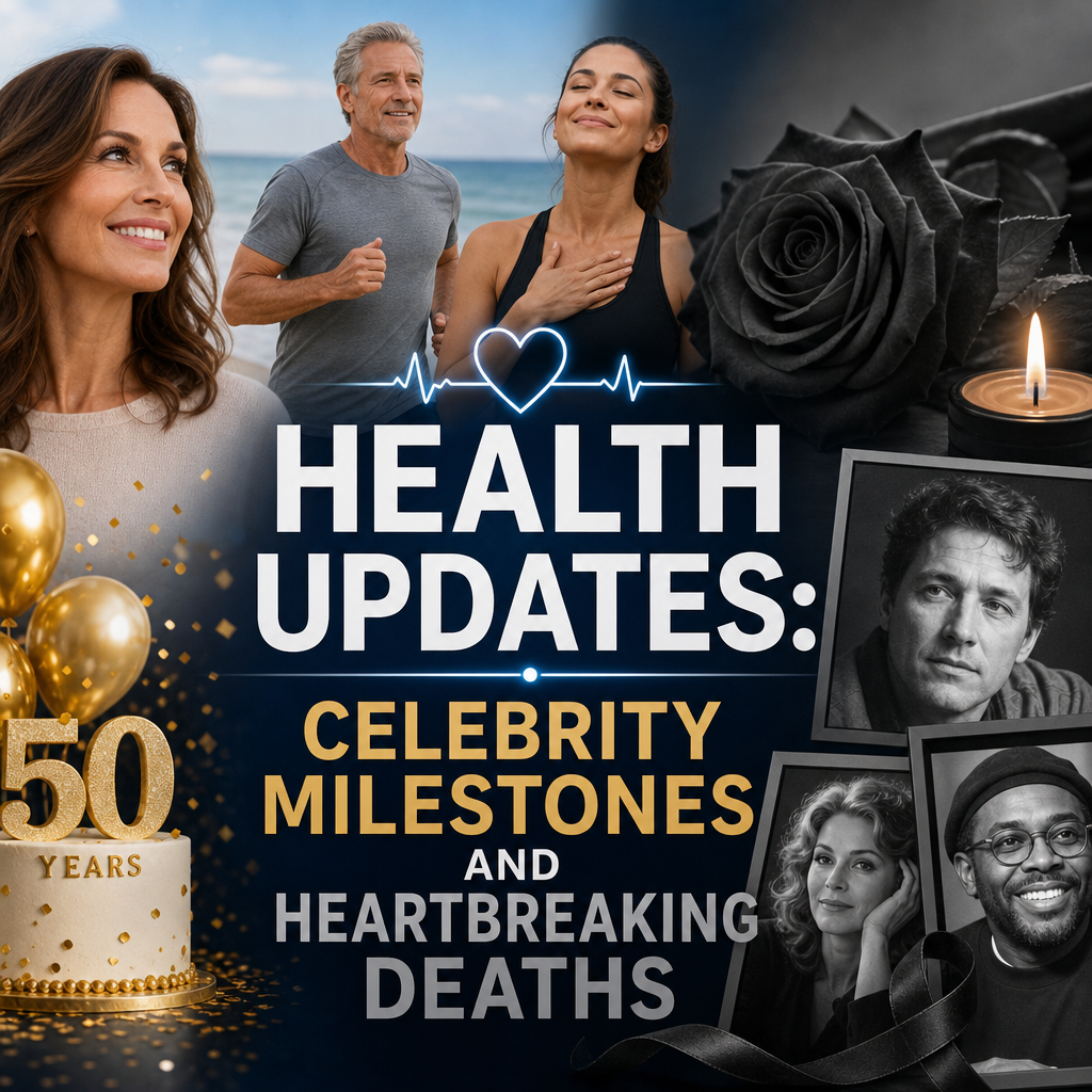 Additional Illustration of Health Updates: Celebrity Milestones and Heartbreaking Deaths