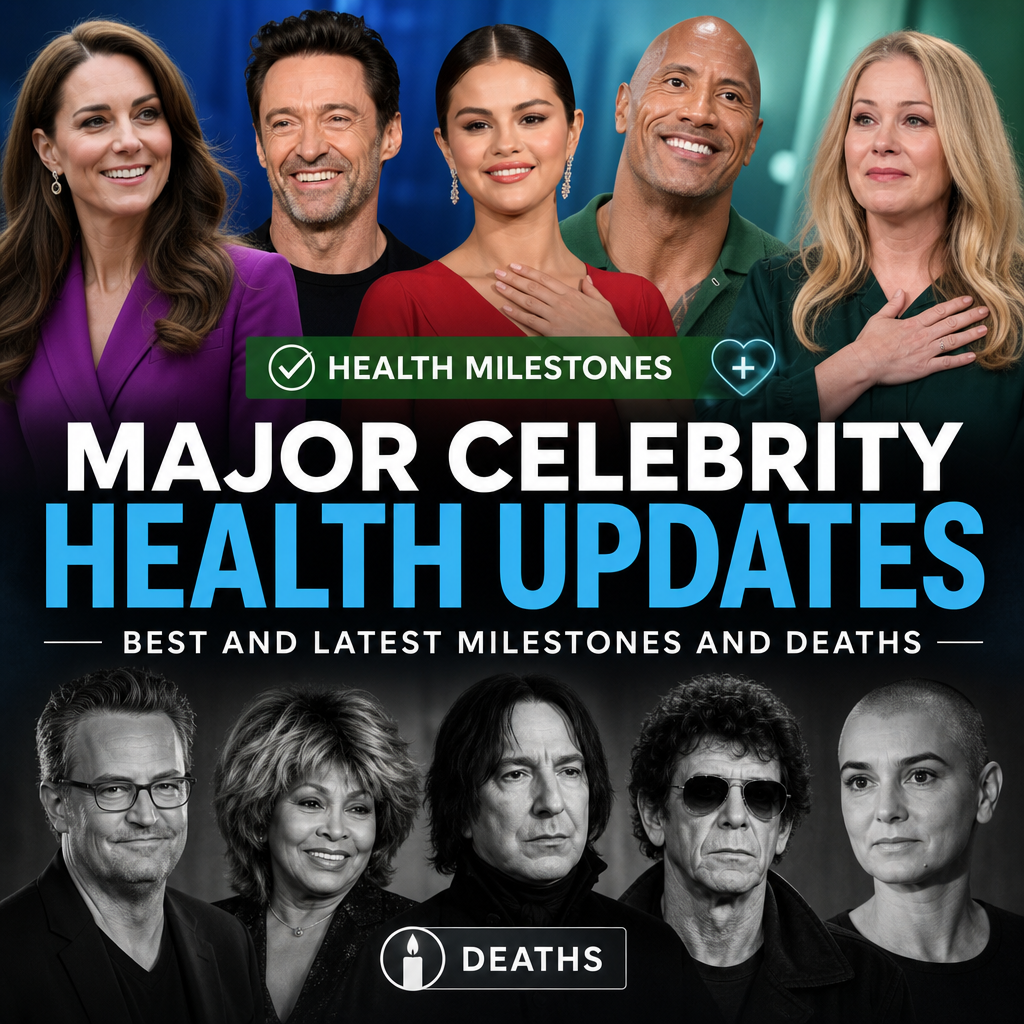 Additional Illustration of Major Celebrity Health Updates: Best and Latest Milestones and Deaths